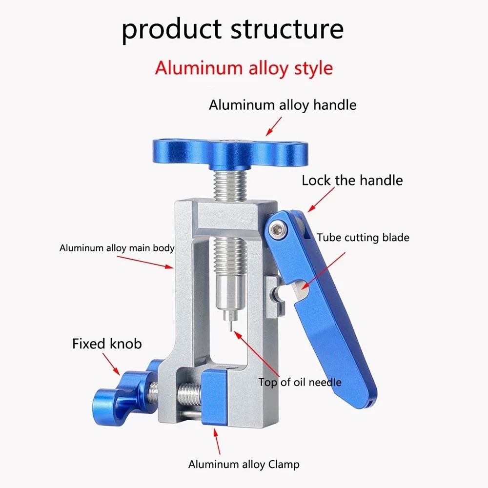 2 In1 Bicycle Oil Needle Tool Driver Hydraulic Hose Cutters Disc Brake Hose Cutter Connector BH59 BH90 SRAM MAGURA Install Tools