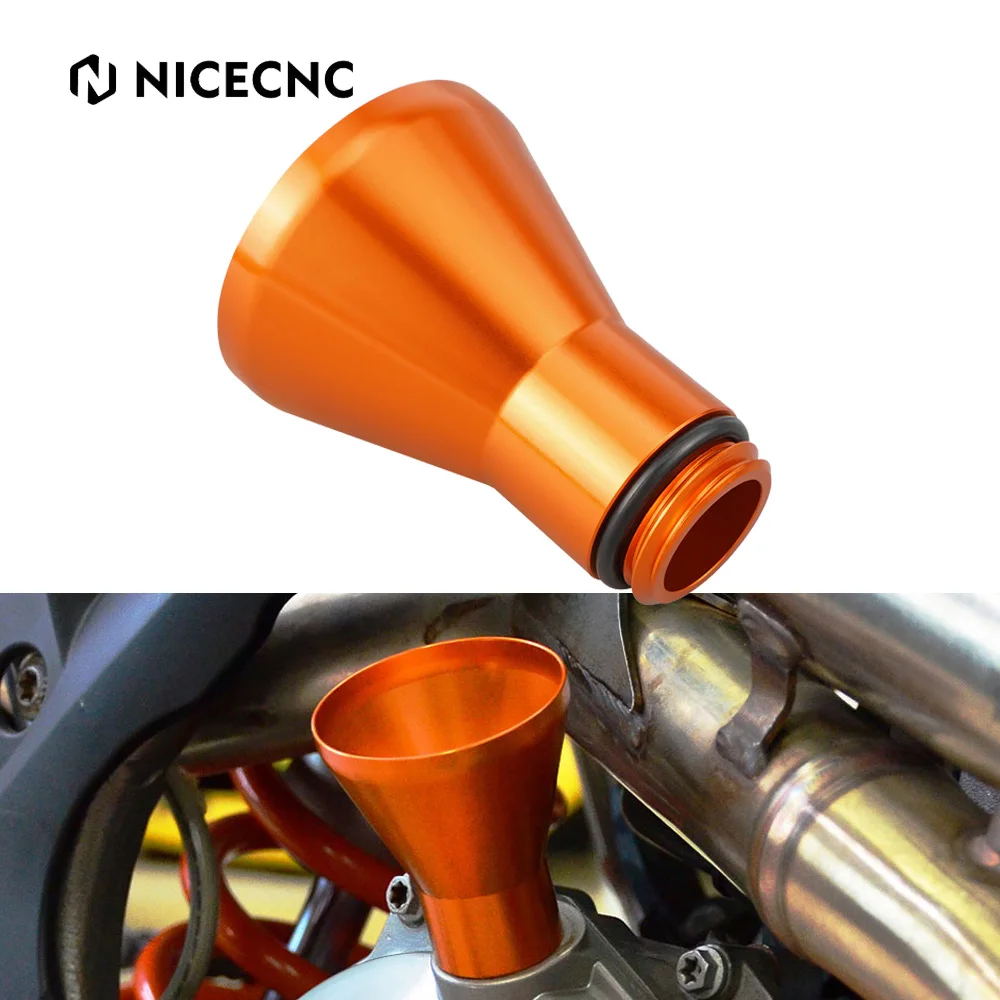 

​NiceCNC For KTM EXC 300 2001-2022 EXC EXC-F XCW XC XCF SX SXF 65 125 150 250 300 350 450 500 530 Oil Filler Refueling Funnel