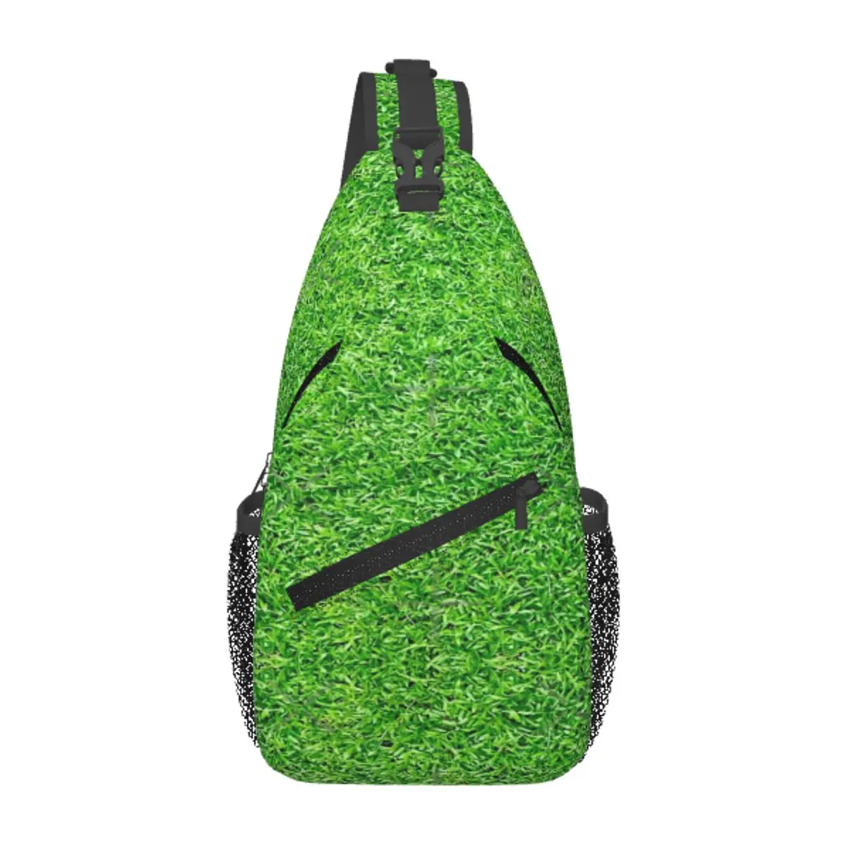 

Green Grass Pattern Chest Bag Fashionable Large capacity Gift Nice gift Customizable