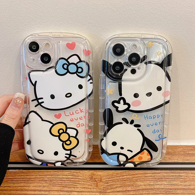 Cartoon Sanrio Hello Kitty Pochacco Dog Case For Honor X7 X6 X8 X9B X9 50 70 20 80 60 90 Pro X6S Magic 4 Lite TPU Phone Cover