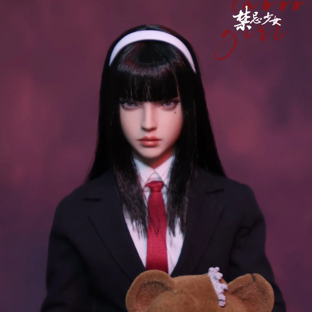 

В наличии JKTOYS K-005 1/6 Женщина Taboo Girl Nowhere Kawakami Tomie Косплей Двойная голова Лепка Полный набор 12-дюймовых экшн-фигурок Игрушки