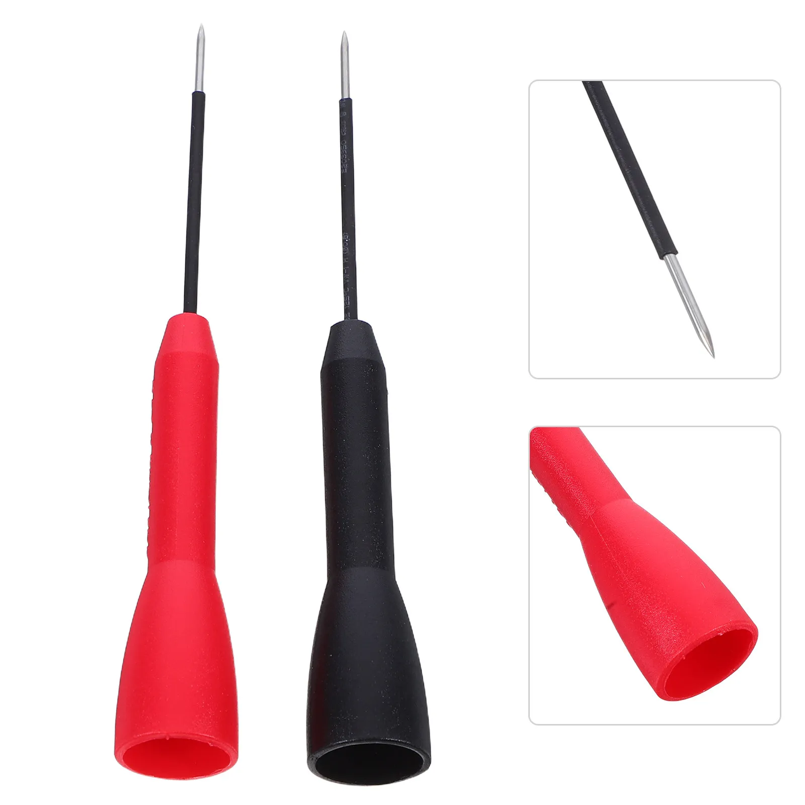 2Pcs Automotive Circuit Test Probe High Temperature Resistant Precision Multimeter Wire Piercing Signal Needles Car Electrical