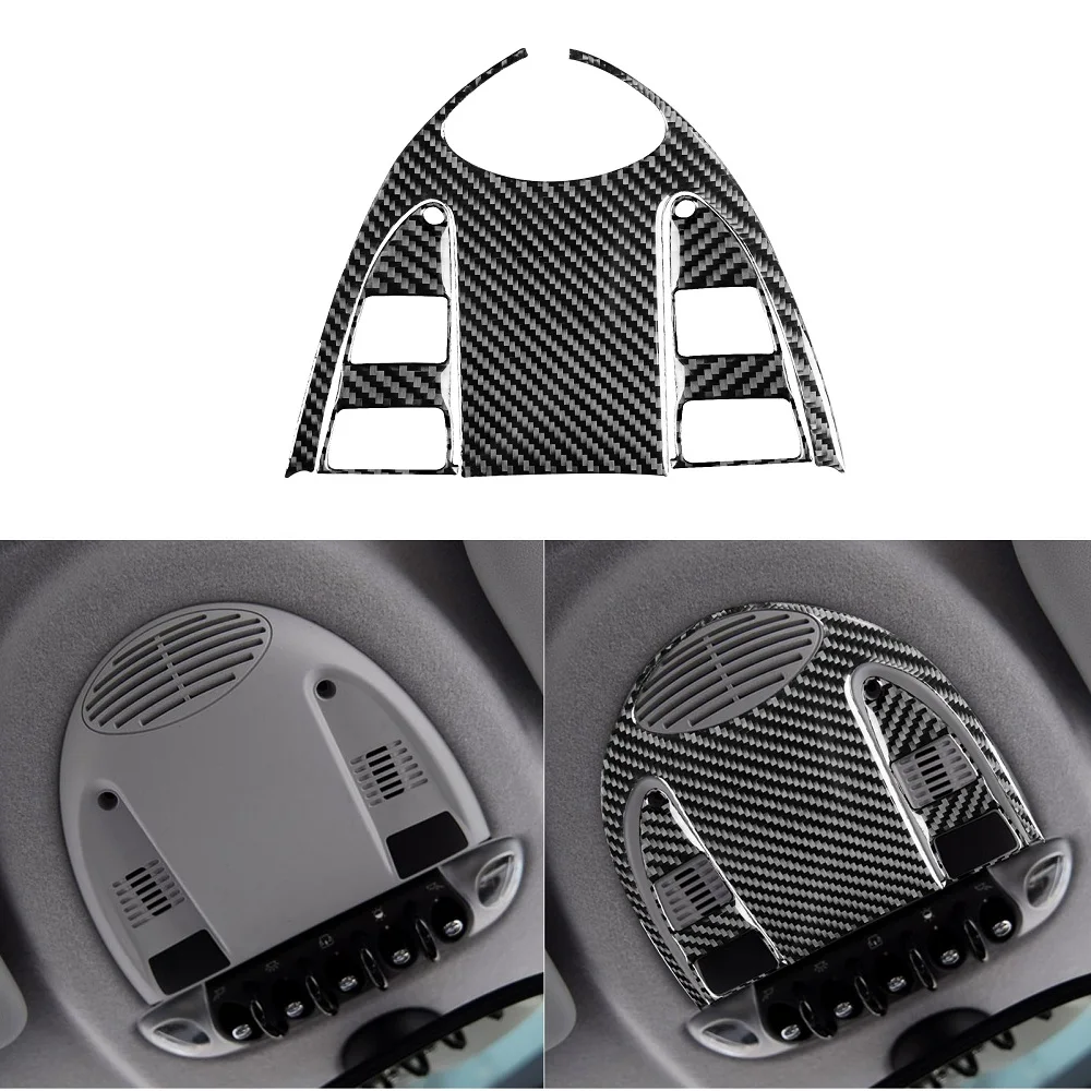 

Carbon Fiber Stickers Roof Control Panel Frame Car Interior Accessories For Mini Cooper Hardtop R56 Clubman R55 Convertible R57