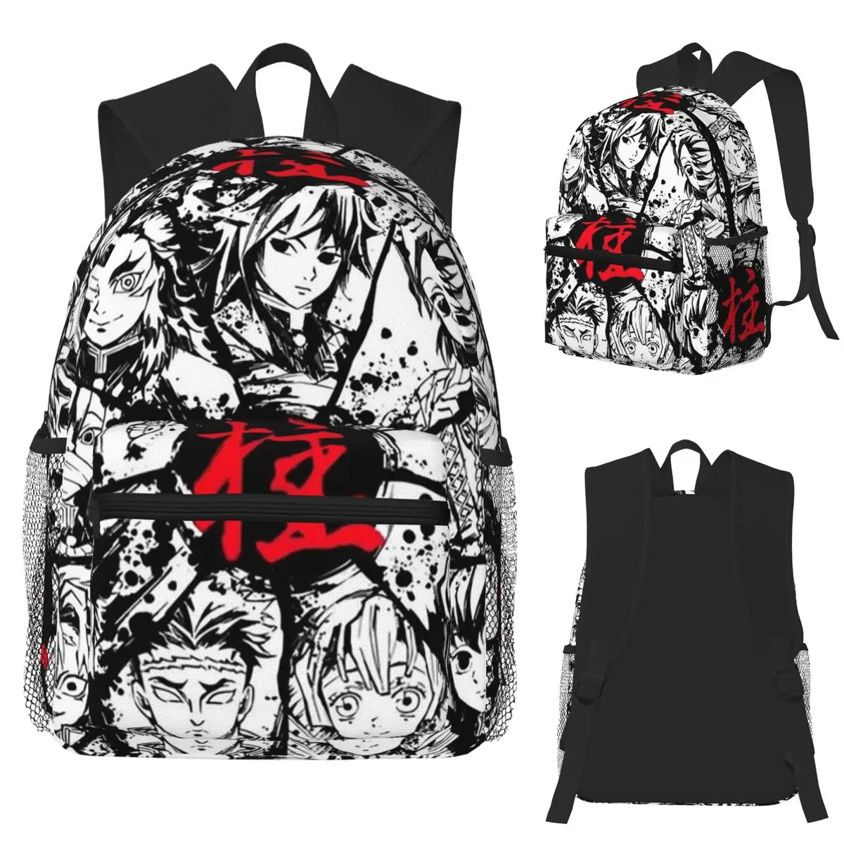 

Demon Slayer Domonnn Perfect Gift Student Backpack School Bag Hiking Travel Daypack for Boys Girls Fashion Bookbag Shoulder Bags
