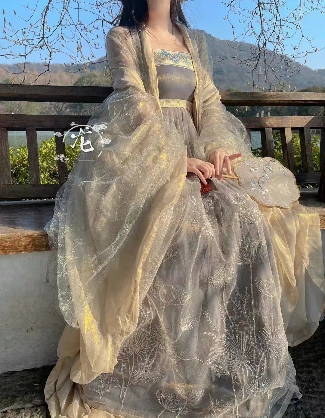 Conjunto de vestido Hanfu de la dinastía Tang para mujer, traje chino tradicional, ropa de Cosplay de princesa, ropa Vintage inmortal, mejora Hezi