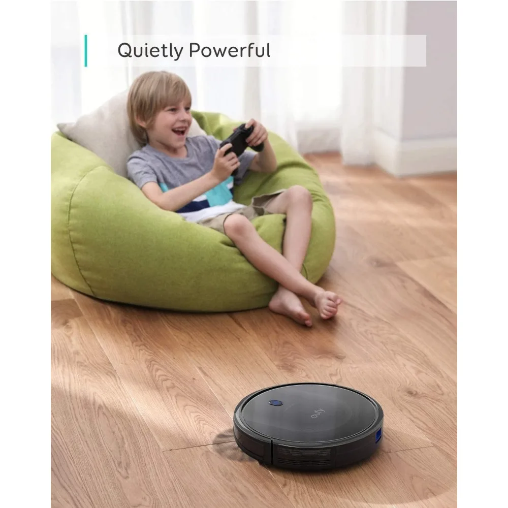 Пылесос eufy BoostIQ RoboVac 11S MAX, Мощное всасывание, самозаряжающийся Роботизированный пылесос, очищает твердые полы до ковров среднего размера