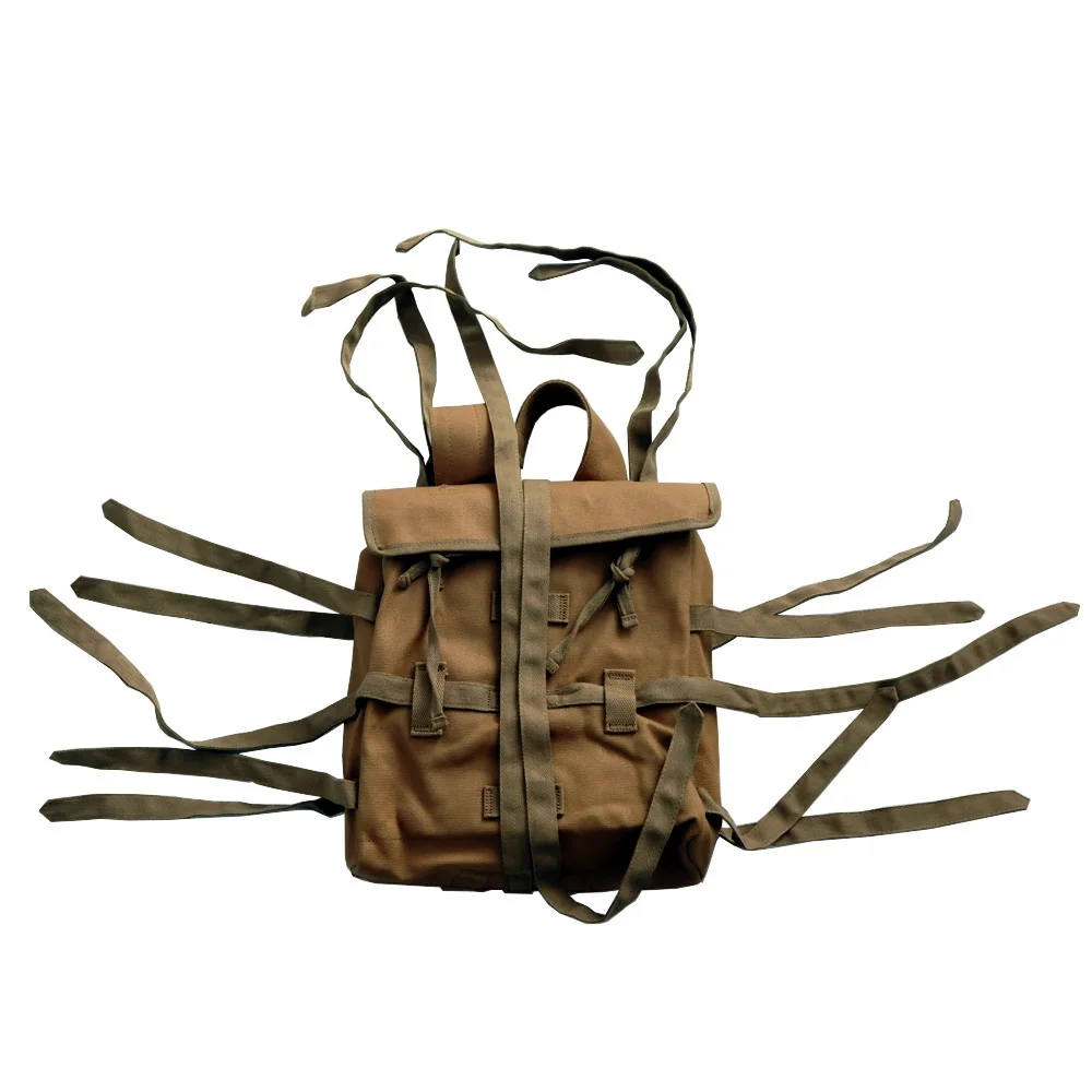 Japanese Style Backpack Type 99 Reproduction Vintage Canvas Rucksack Outdoor Camping Movie Prop Bag Historical Collection