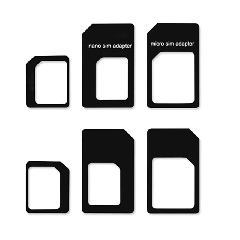 Micro Nano SIM-Karten adapter Anschluss Kit Handy-SIM-Karten fach mit Kartens tift, Universal-Smartphone-Nummer SIM-Halter-Set