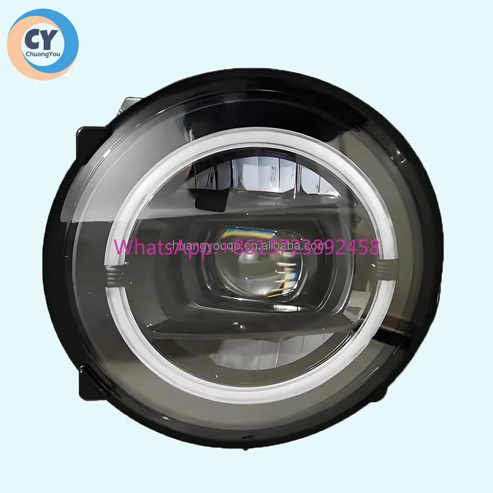 

For Mercedes-benz AMG G63 Original Headlight Lens 2019-2024 High G550 G500 G400d LED Tall Headlamp G Class W464 Geometric Light