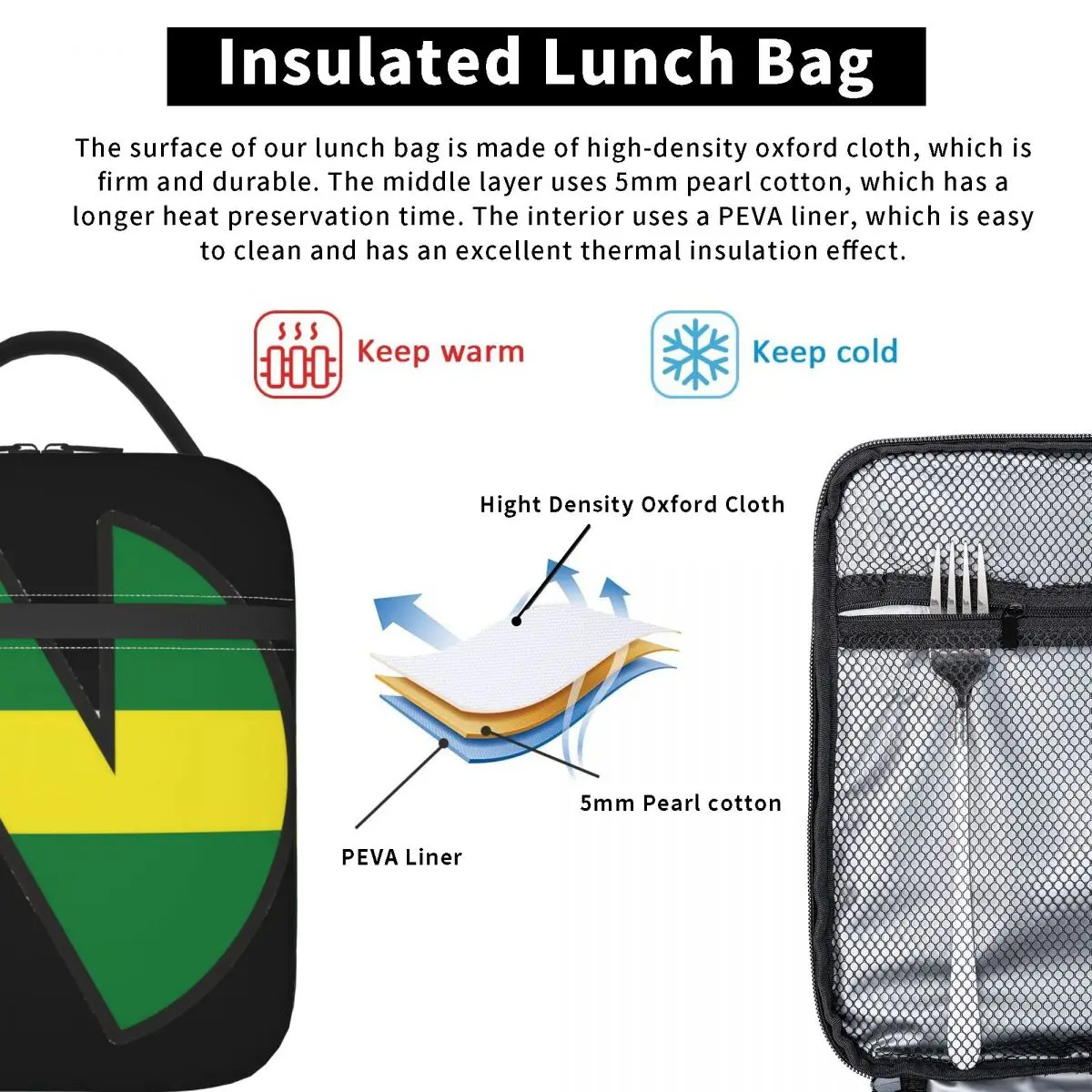 Capitão Tsubasa-NewTeam Nankatsu Isolado Lunch Bag, Tote Food Bolsa