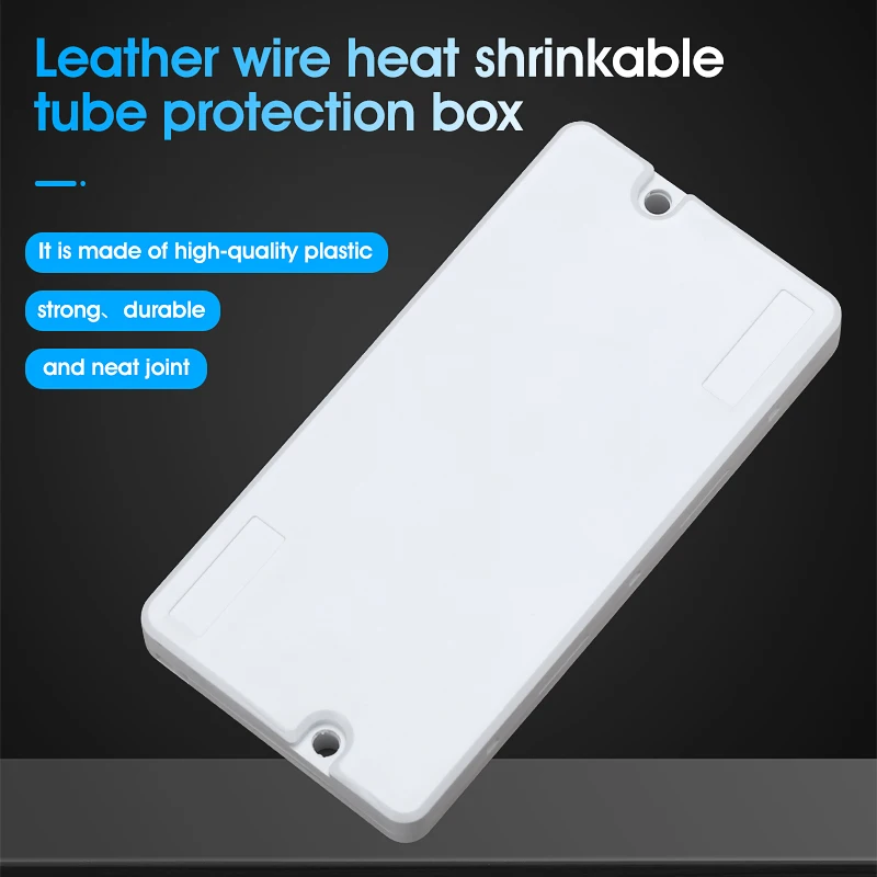 50pcs Fiber Optic Protection Box two-in-two-out Drop Cable Optical Fiber Heat Shrinkable Tube Welding Protection Box