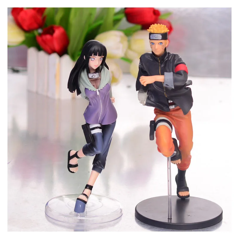 

20cm Anime Hinata Hyuuga Figure Action Toys For Children Naruto Ninjia Figurines Uzumaki Naruto Model Collectible Desk Decor Gif