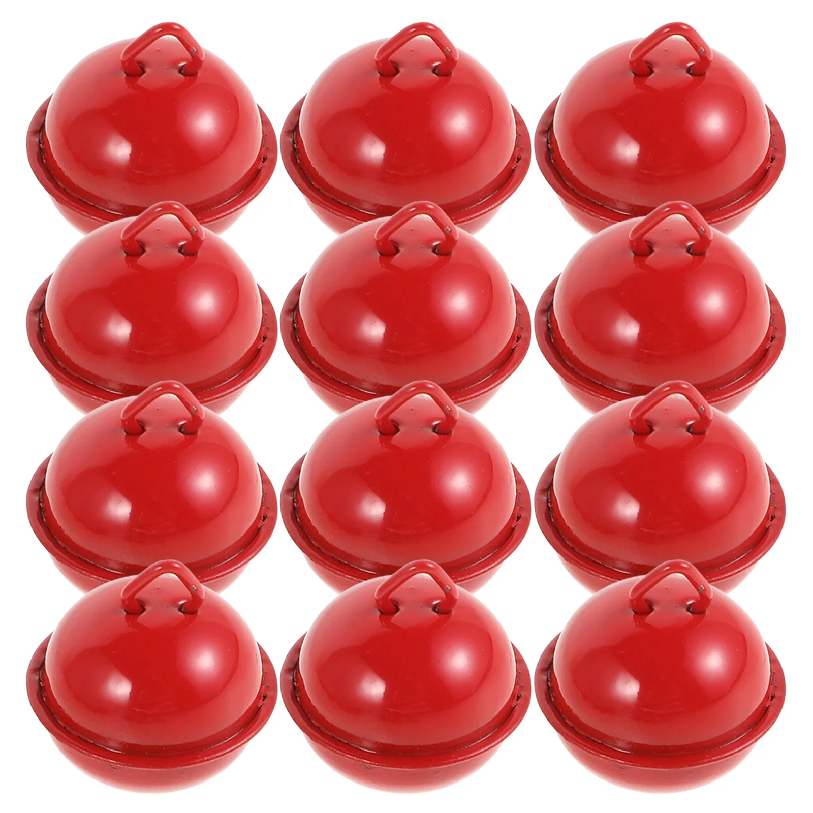 

100pcs Small Christmas Decoration Diy Alloy Bells For Jewelry Pendant Craft Holiday Home Decor Red Mini Bells