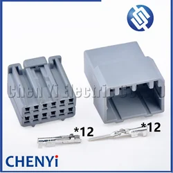 12 Pin Automotive Amplifier Plug Multimedia Audio Connector 917978-6 178881-6 30055-12Y For Hyundai ix35 amplifier plug Kia K5