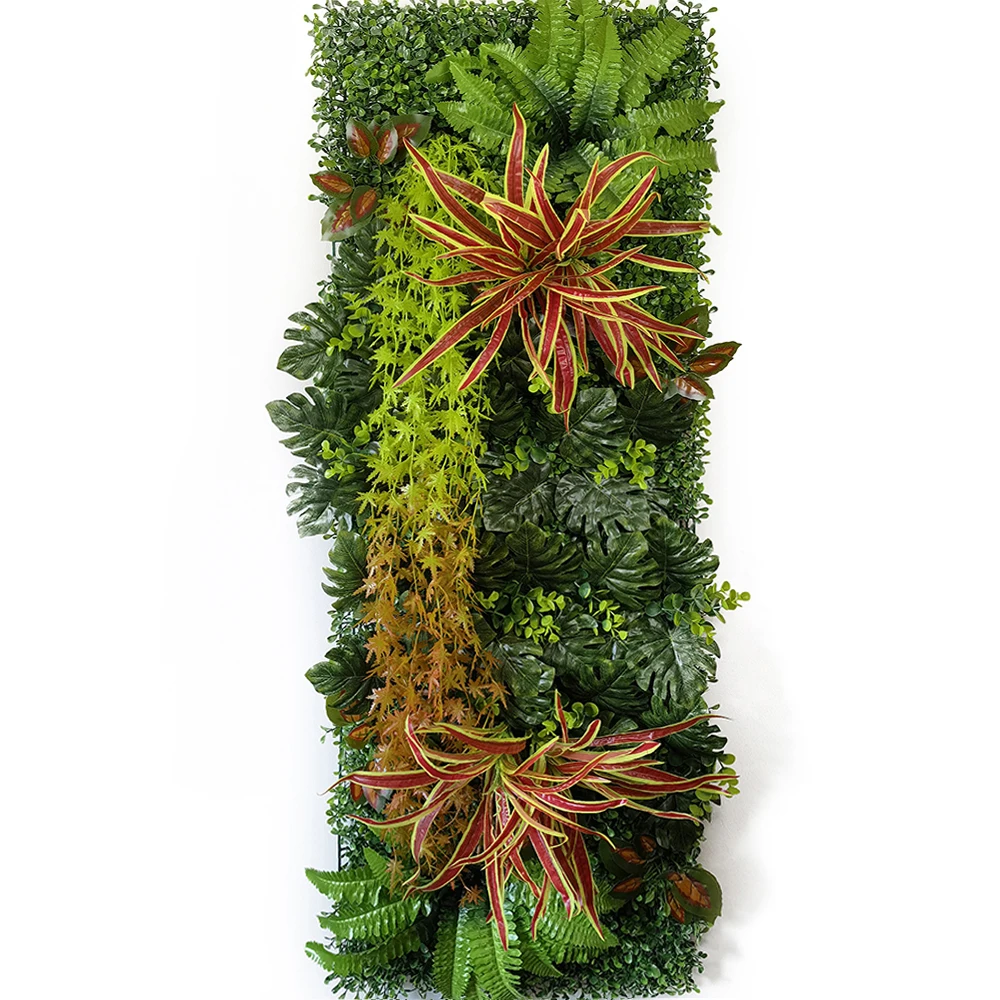 Home Decoration Artificial Plant Lawn Grass Green Moss Fake Wall Garden Outdoor Interior Decor Flower Wall Panel Wedding Party