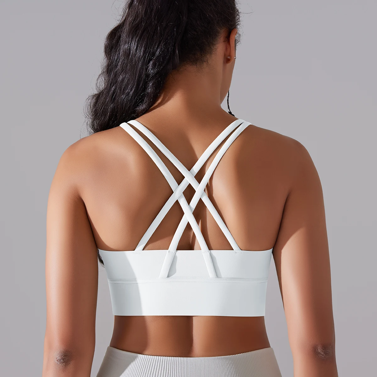 Frauen Yoga BraTank Tops für Fitness Nacktes Gefühl Sport Bh Gym Weste Frauen Leibchen Workout Unterwäsche Sportswear Outfit – Detail 5