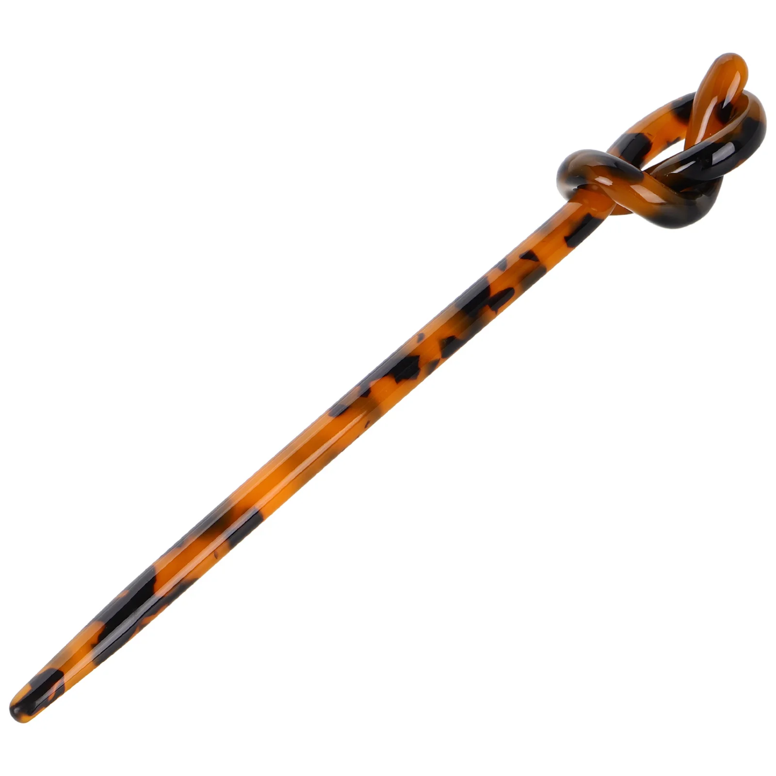 Retro Hairpin Leopard Pattern Geometric Shape Vintage Women Hair Accessories Hair Stick Bun Style Chinese Hairpin