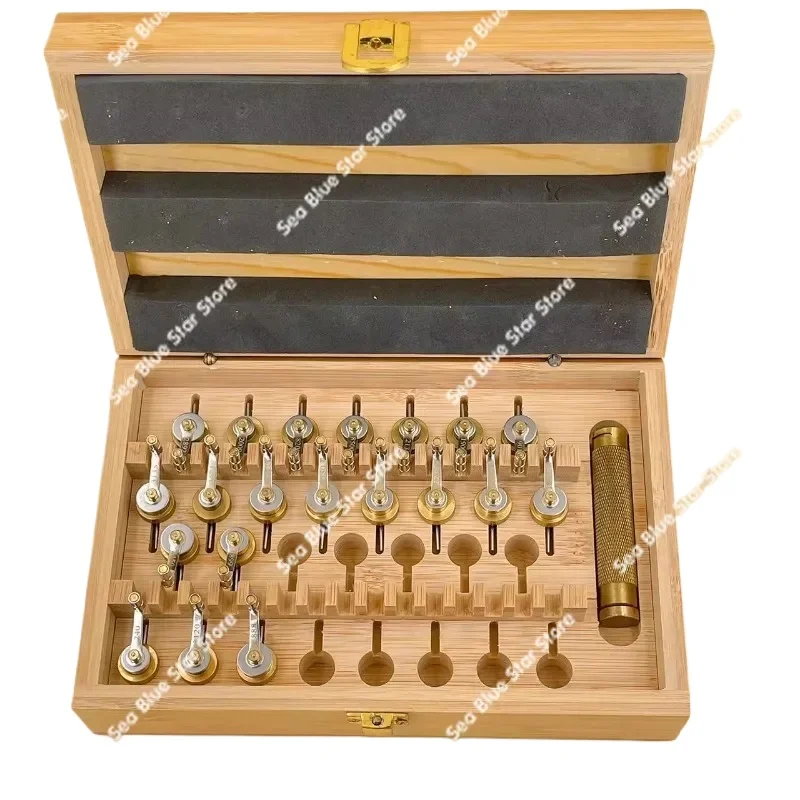 Clockwork Watch Repair Special Wooden Box Clockwork Winch Watch Repair Tool Curling Clockwork Tool
