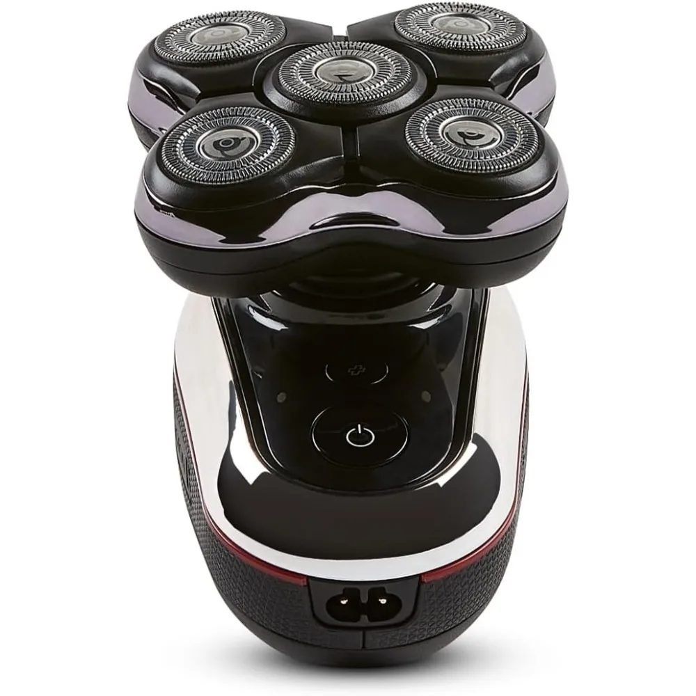 First wet-dry bald head electric shaver, Japanese steel blade, wireless charging, easy shaving, accurate dual-track head