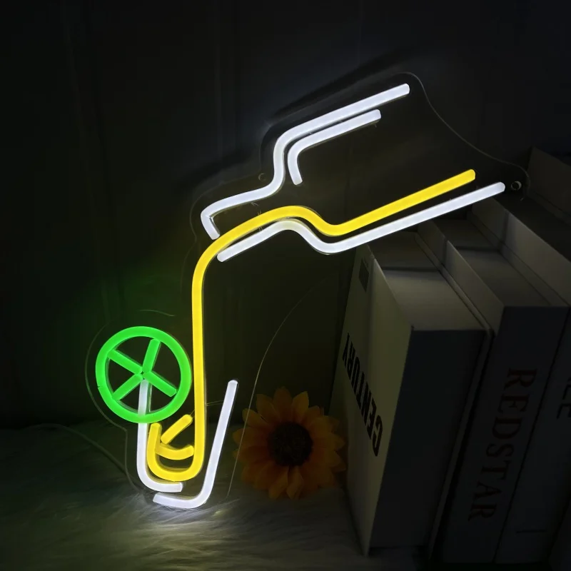

Pouring Tequila Neon, USB Powered, With Dimmable Switches, Perfect for Bar, Party or Gathering Space