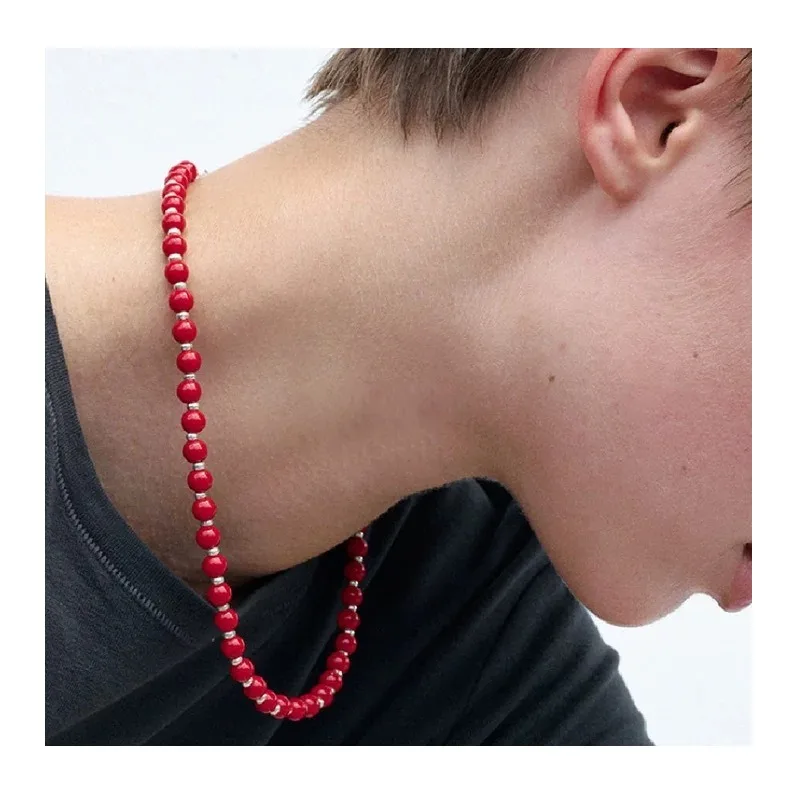 

* Home Korean Version Red Necklace New Chinese Style Simple and Versatile Niche Design Exquisite Bracelet Collarbone Chain