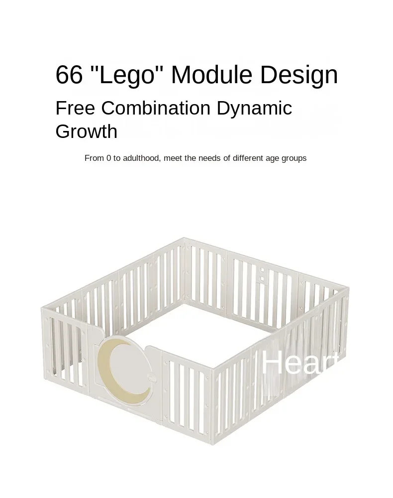 Tqh Game Fence Protective Grating Baby Living Room Baby Indoor Home Toddler Child Play Mat Ground Fence