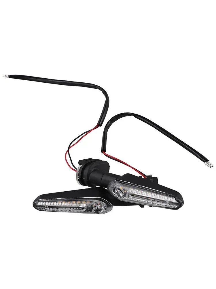 Indicatore di direzione a 12 LED Lampeggiante che scorre Indicatore di scarico per MT07 Per MT03 Per MT09 Indicatore di direzione per moto