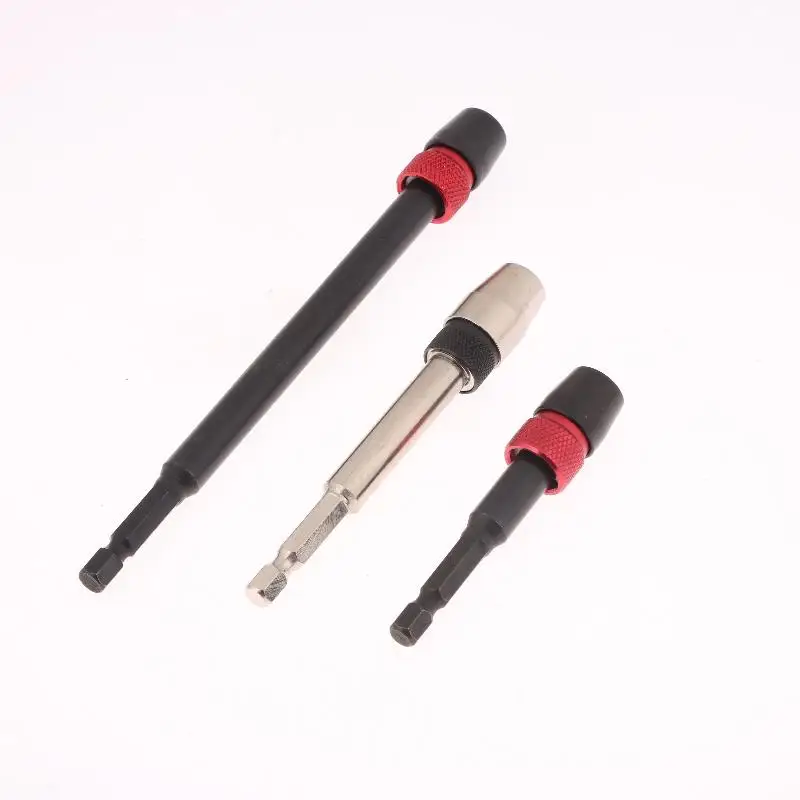 75/100/150/300mm Multiple Sizes 1/4 Inch Hex Quick Release Electric Screwdriver Extension Bit Holder Extension Rod Hand Tools