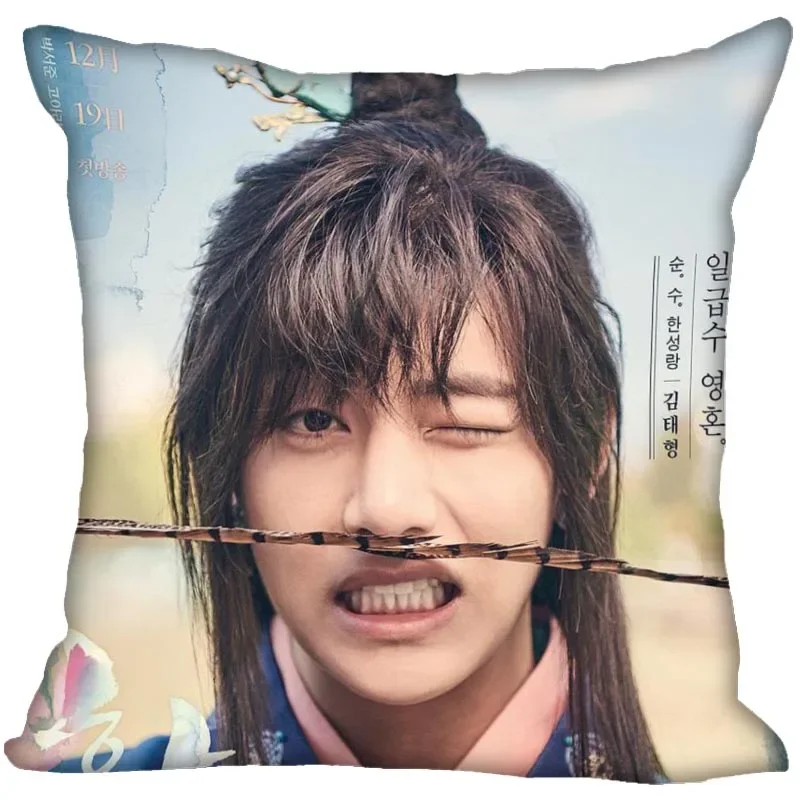 Cast Of Hwarang TV Pillowcase Bedroom Home Decorative Gift Pillow Cover Square Zipper Pillow Cases Satin Soft Fabric 0505