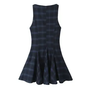 10 best sales sukienka w kratkę gingham damska - №4