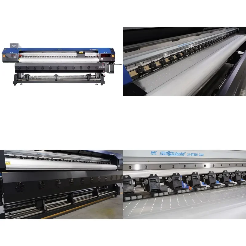 3.2m Large Format Banner Vinyl Sticker Digital Eco Solvent Printer Plotter with I3200/xp600 Inkjet Printers Provided 220V