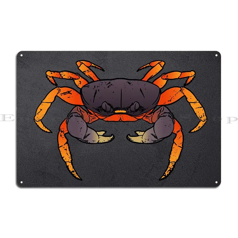 Hard King Crab Metal Plaque Poster Party Cinema Club Bar Character Garage Club Tin Sign Poster