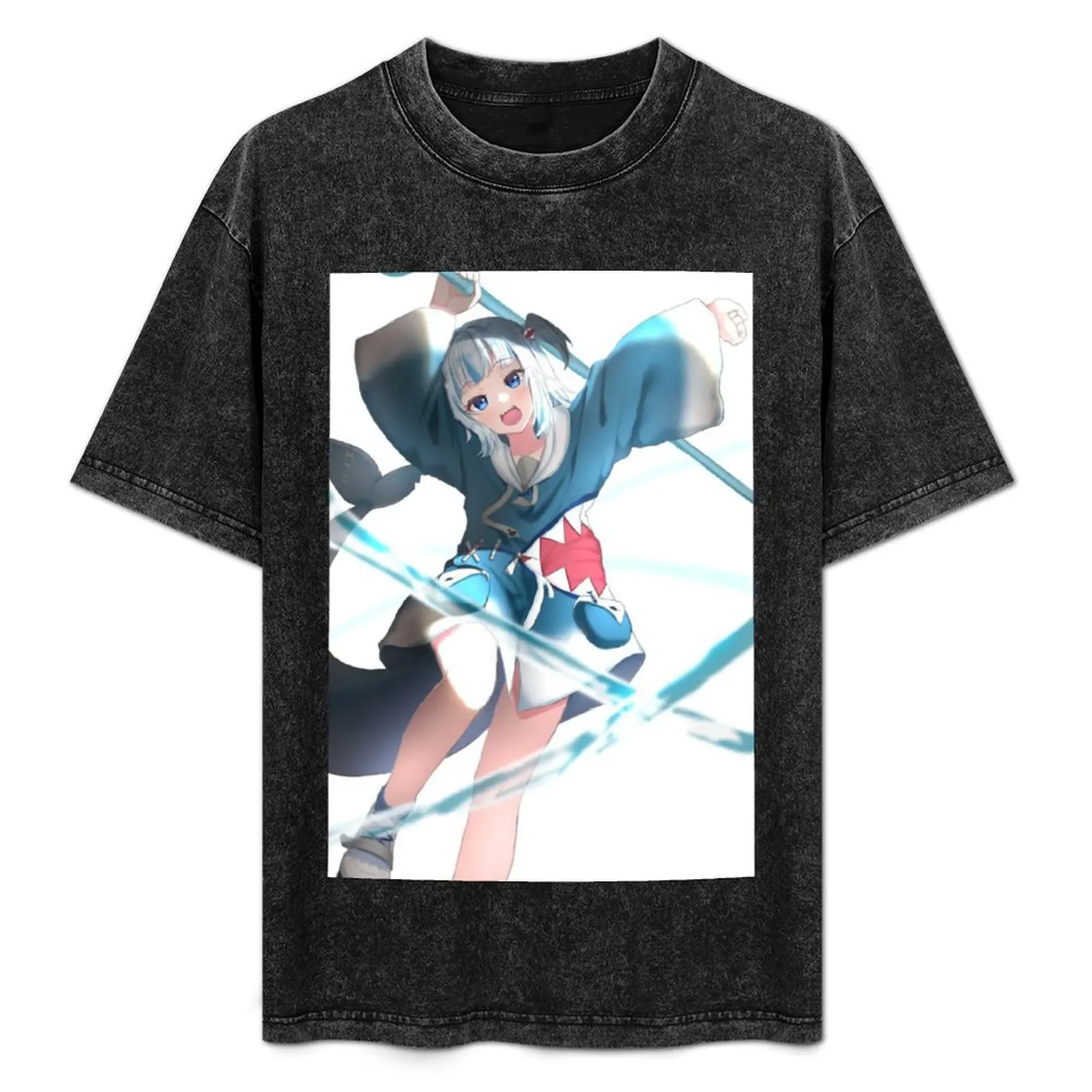 

Gawr Gura T-Shirt Summer Fashion Casual Tee Shirt