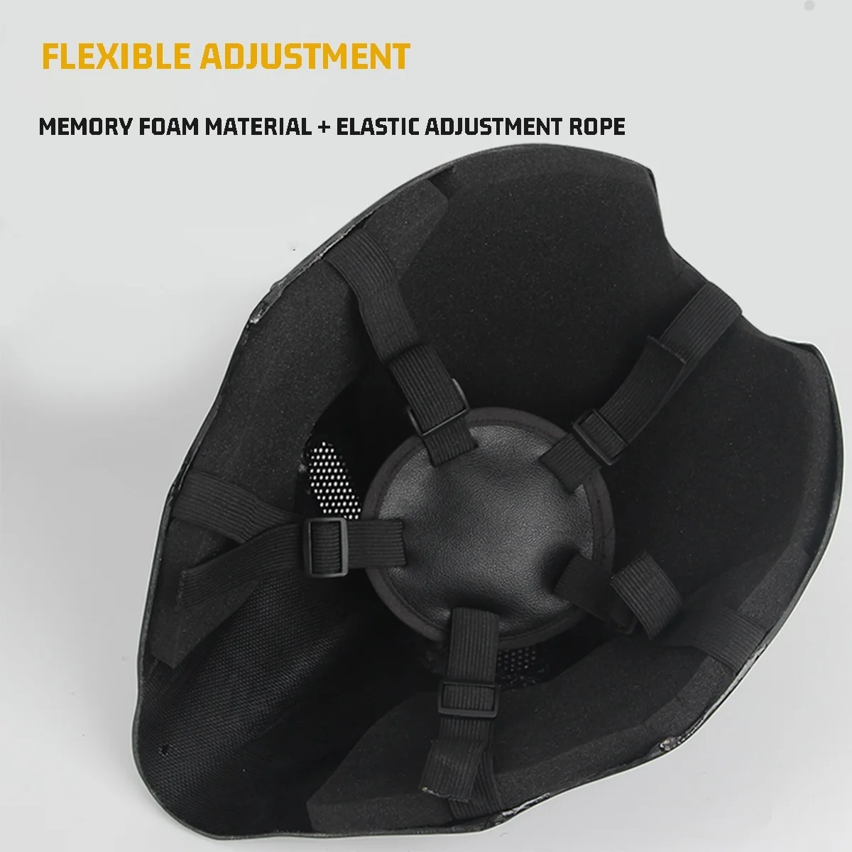 Máscara fibra de carbono Airsoft face cover Deathstroke – Cosplay Halloween - imagen 3