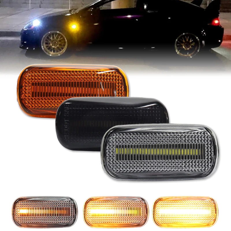 Auto Parts Side Marker Lamp Dynamic LED Turn Signal Lights For Honda CRV Accord Civic Jazz Fit Stream Integra DC5 Odyssey Acura