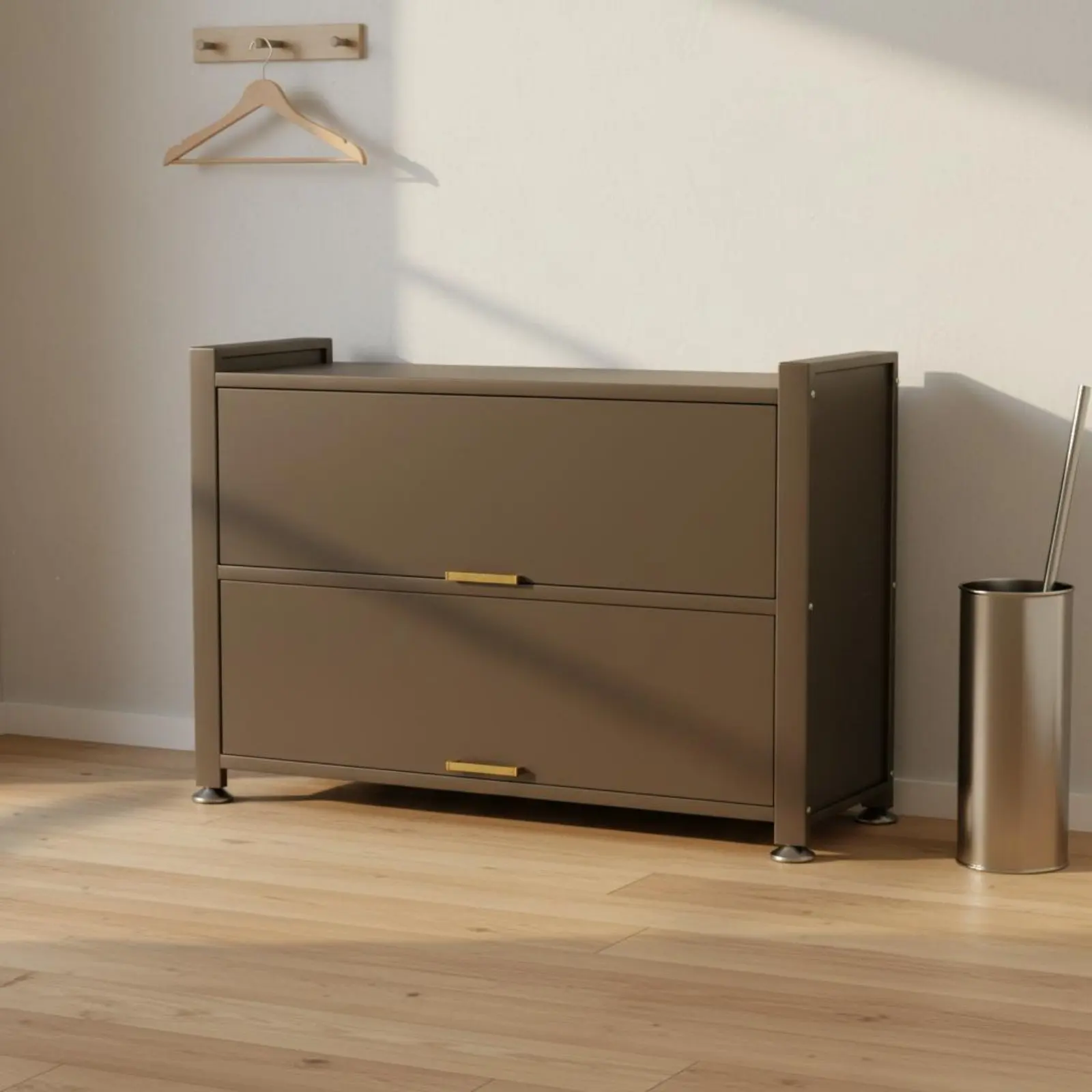 Steel Shoe Storage Single-Tier Large Capacity Multi-Tier Shoe Storage Single-Tier Home Furniture Dustproof Moisture-Resistant