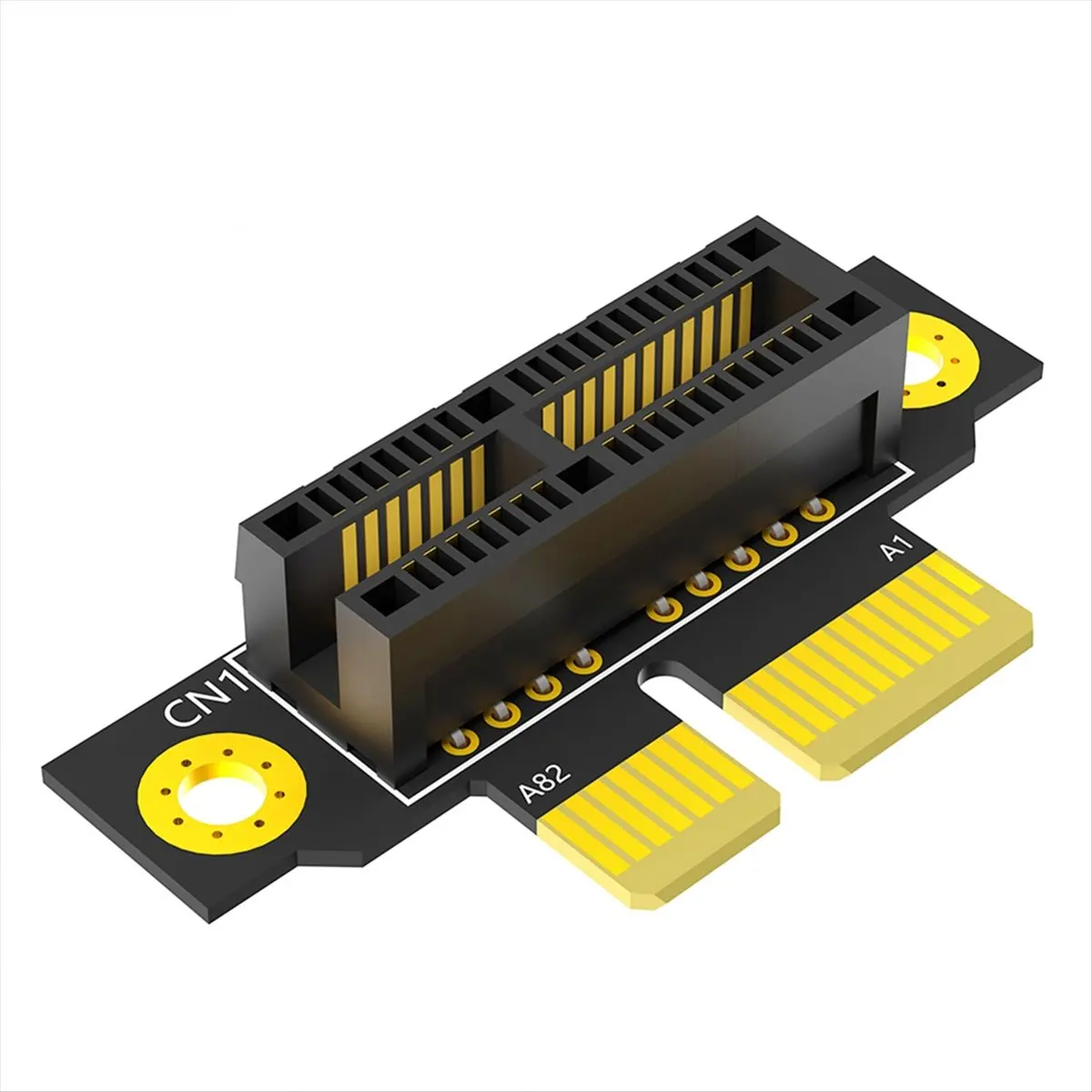 618 Mega Sale PCI-E 1X 3.0 90 Degree Reverse Male to Female Riser Card for 1U Server (Installation Direction Towards CPU)