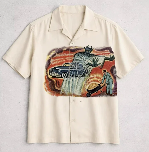 Summer American style Casual Men's shirt Hawaiian Short sleeves Beach Shirt Men Women High Quality Oversized Wacko Maria Shirts