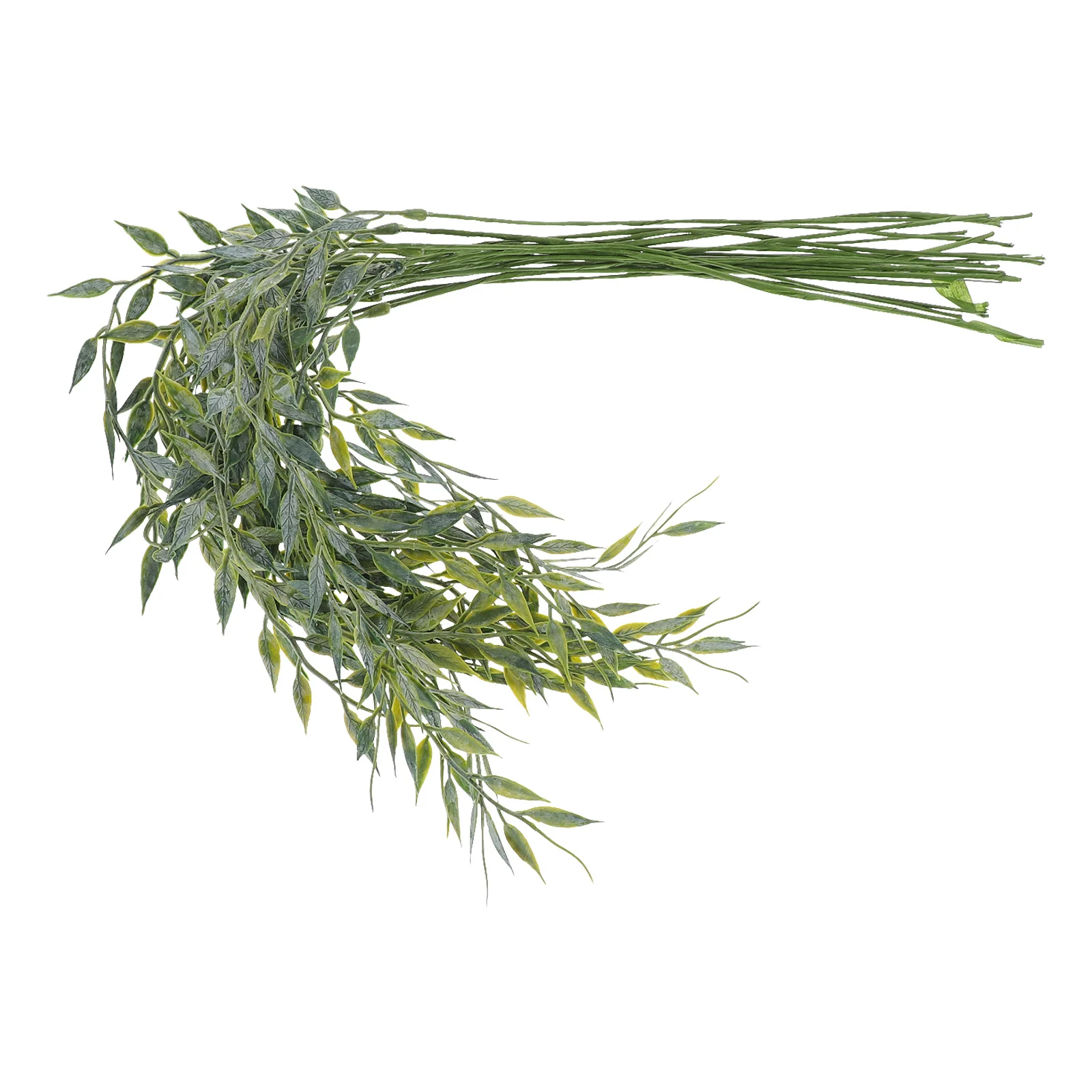 

20 Pcs Artificial Greenery Branches Faux Weeping Plants for Vase Fake Leaf Stems Leaves