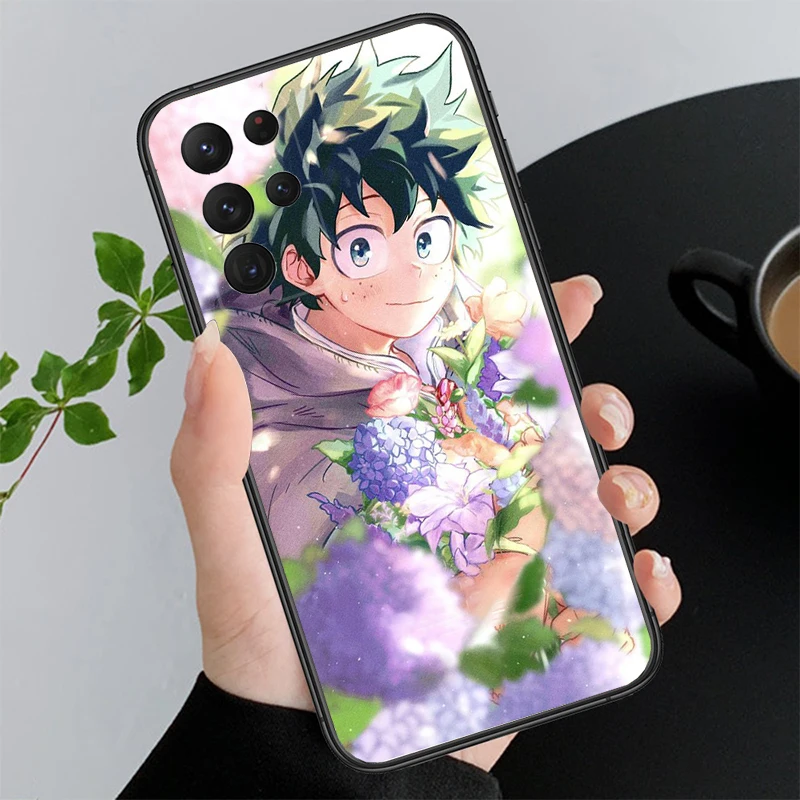 Deku Izuku Midoriya Anime My Hero Academia Case For Samsung A15 A35 A55 A52 A53 A54 A33 A34 A25 A05S A16 A14 A05 A13 M15 M55 M35