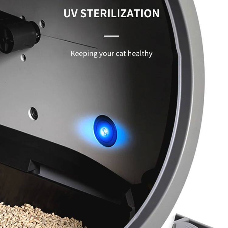2021 مستلزمات الحيوانات الأليفة بالجملة ذكي مغلق مرحاض القطط التنظيف الذاتي الذكية التلقائي حوض فضلات القطط