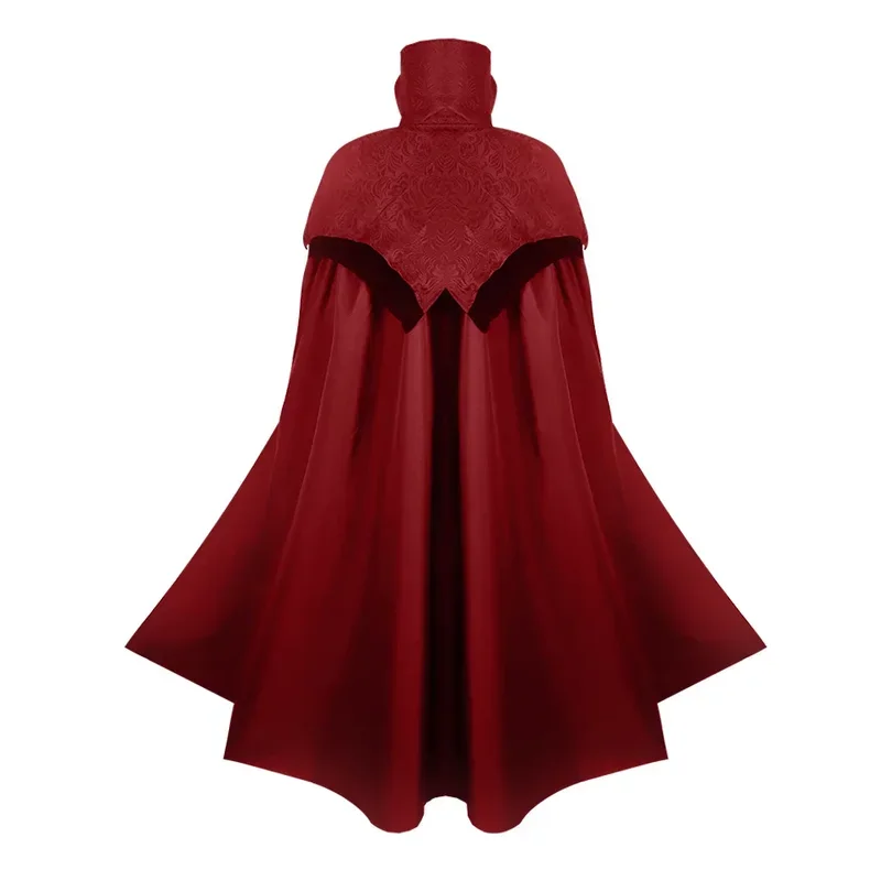 Trajes cosplay de cavaleiro medieval para homens Trajes de pirata Capa retrô com capuz Robe de vampiro Robe longo Festa de carnaval