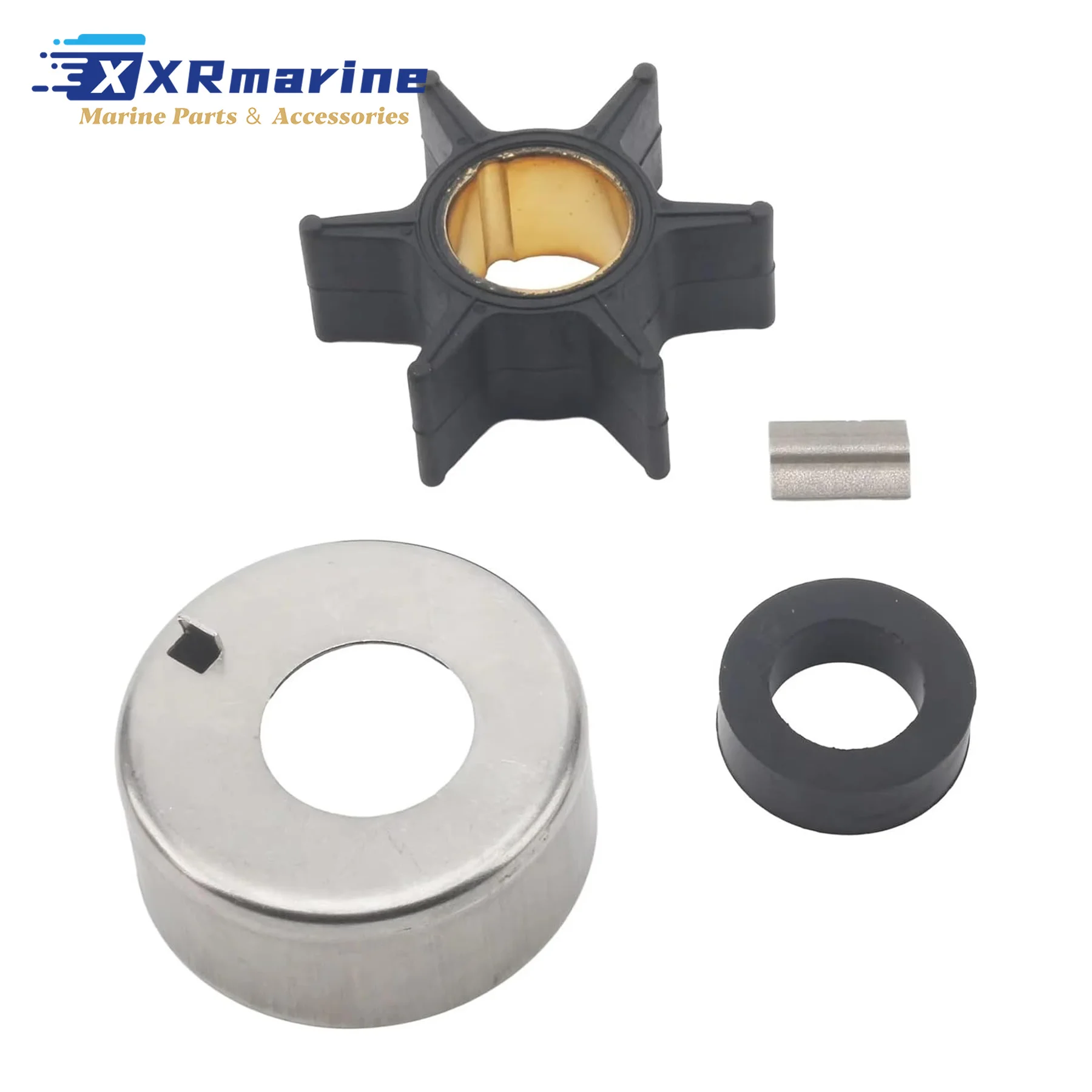 Fits for Mercury Mariner 30 35 40 45 50 60 65 70 HP Replace 46-77177A3 Water Pump Impeller Repair Kit 2 Stroke 2/3/4 Cyl 18-3324