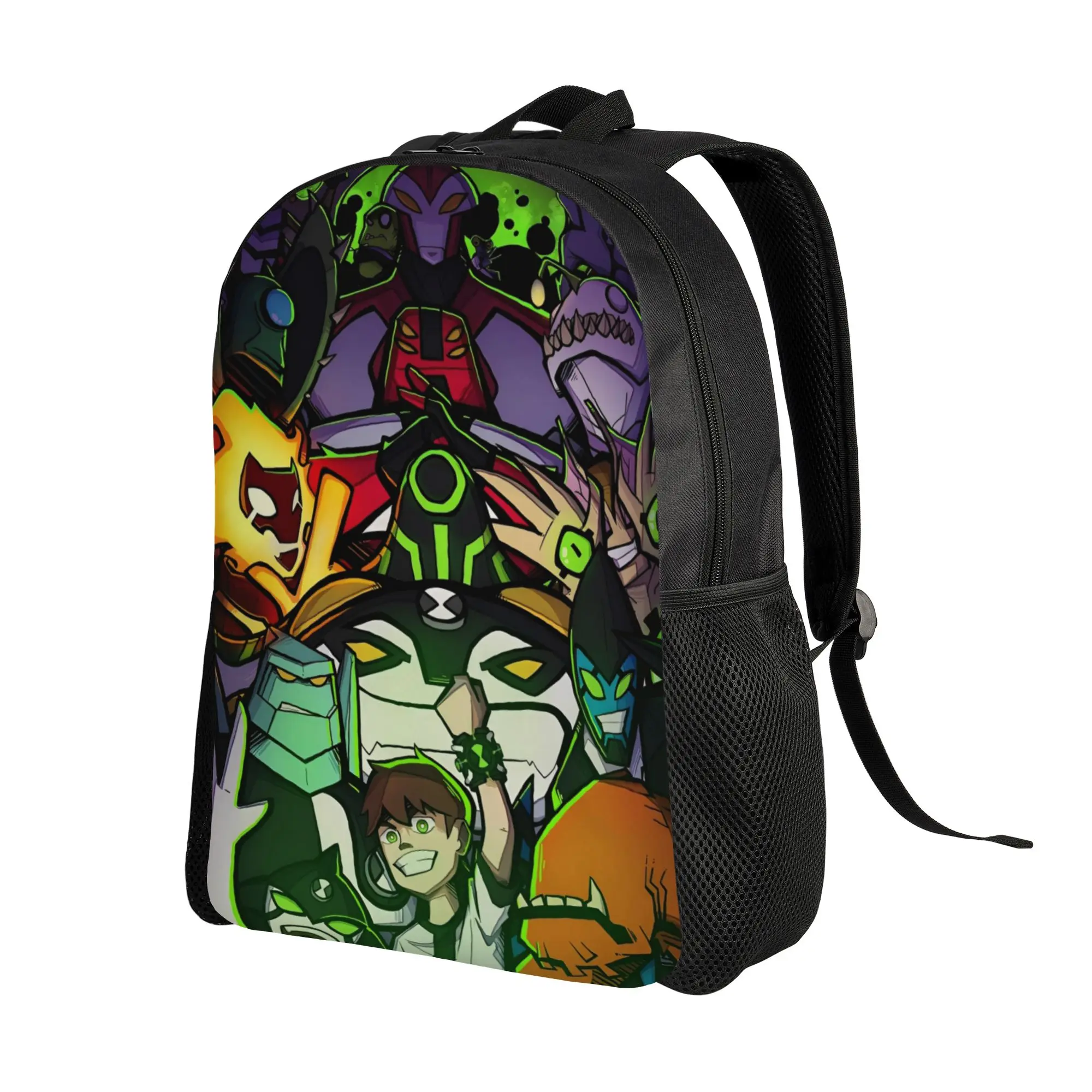 Ben 10 Omnitrix Unleashed Backpack Teen  Soft Backpacks Polyester Stylish High School Bags University Designer Rucksack