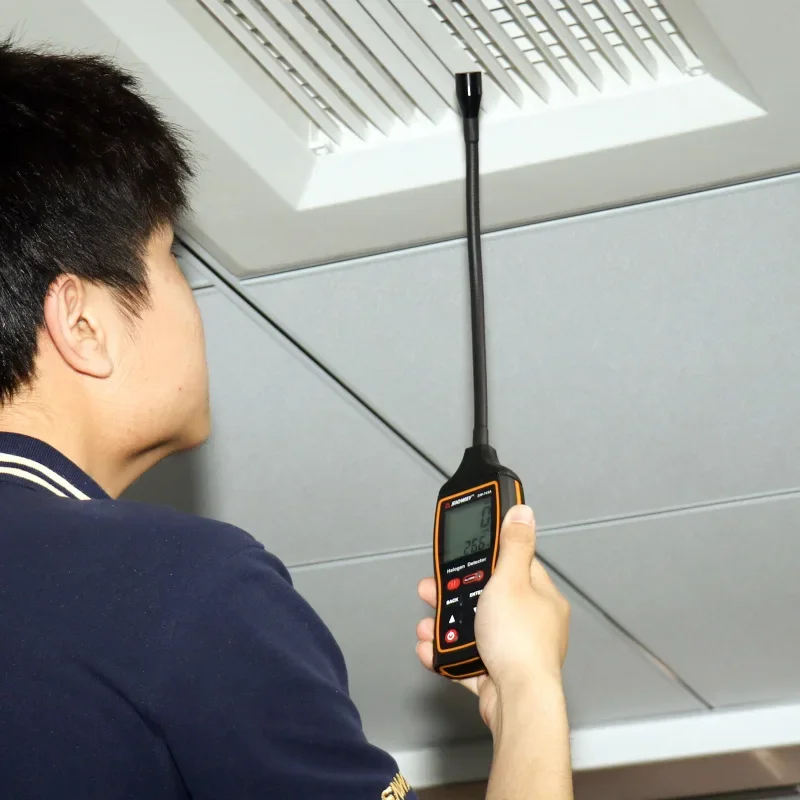 Imagem -05 - Sndway-detector de Gás de Halogênio Alarme de Vibração Sonora ar Condicionado Eletrônico Detector de Vazamento de Refrigerante Luz Led Sw743a