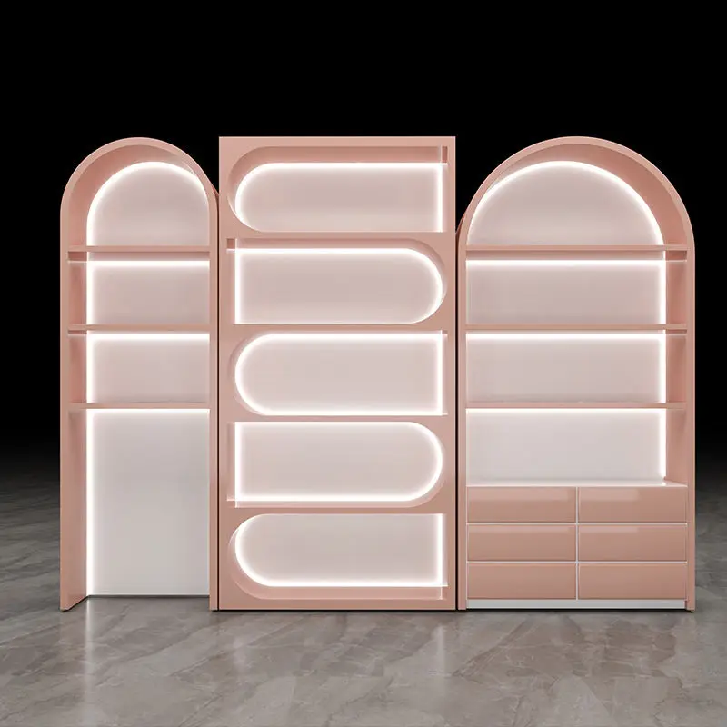 #Cosmetics Beauty Skin Care Nail Salon Supplies Counter Commercial Furniture Sample Display Cabinet