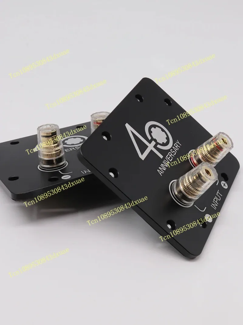 

1 PC Aluminum Alloy Pure Copper Terminal Cup Banana Jack Socket Binding Post Speaker Box Plug Connector Box Red + Black 115x110m