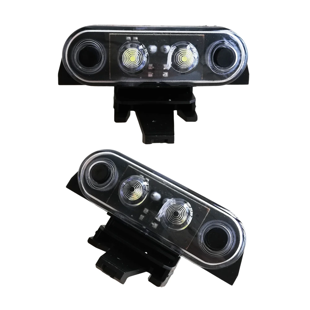 1Pc 24V LED Cab Roof Marker Light For Volvo FH FM Truck Top Signal Lamp White Amber OEM 82116545 With 2Pin Connector Socket