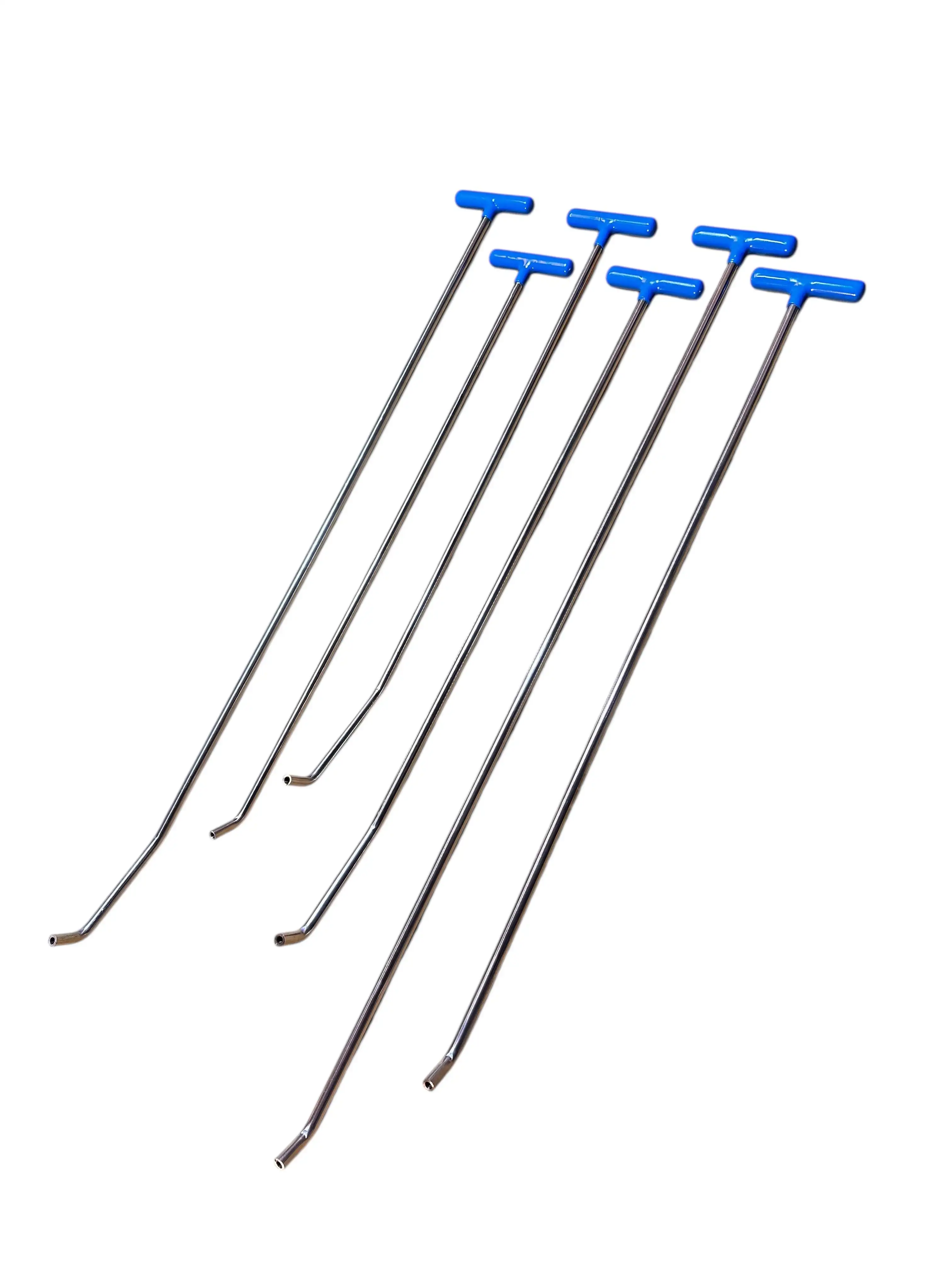 PDR Paintless Dent Repair Tools - 6 pcs Stainless Steel Interchangable Double Bend Set 5/16- 18 size