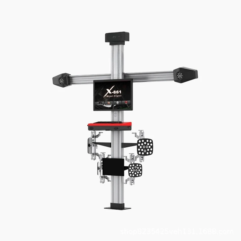 Tire shop car four-wheel positioning, car testing equipment 4S shop car four-wheel aligner